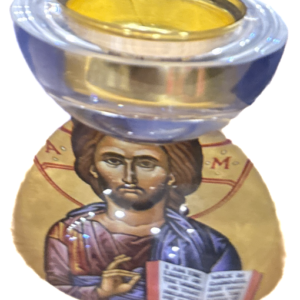 crystal censer with icon